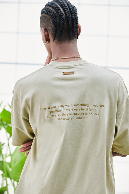 BASIC LOGO S/S TEE BEIGE