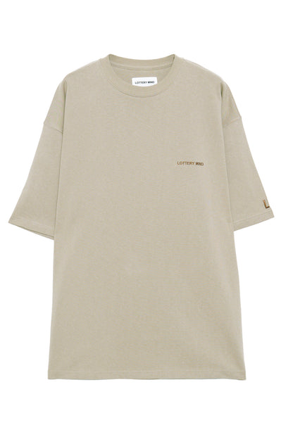 BASIC LOGO S/S TEE BEIGE