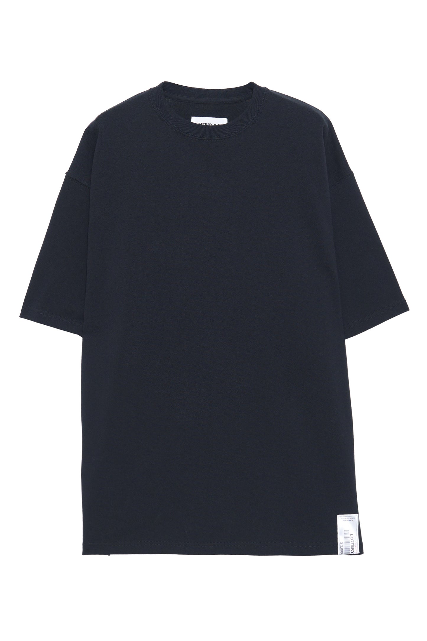 LOTTERY NUMBER S/S TEE  BLACK