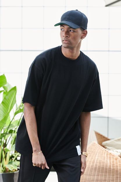 LOTTERY NUMBER S/S TEE  BLACK