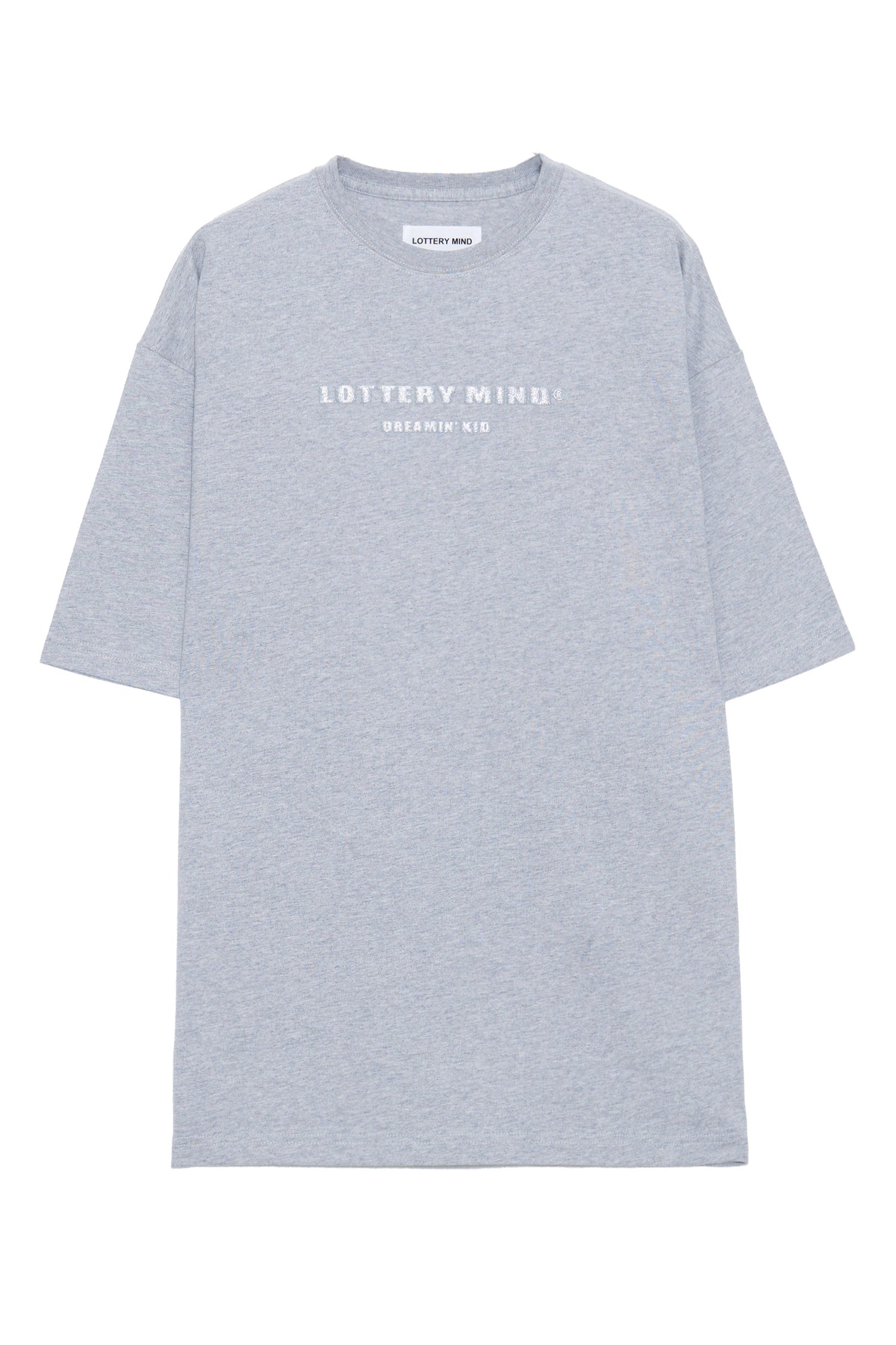 PLUMPED LOGO S/S TEE GRAY