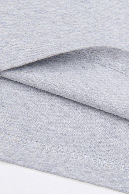 PLUMPED LOGO S/S TEE GRAY