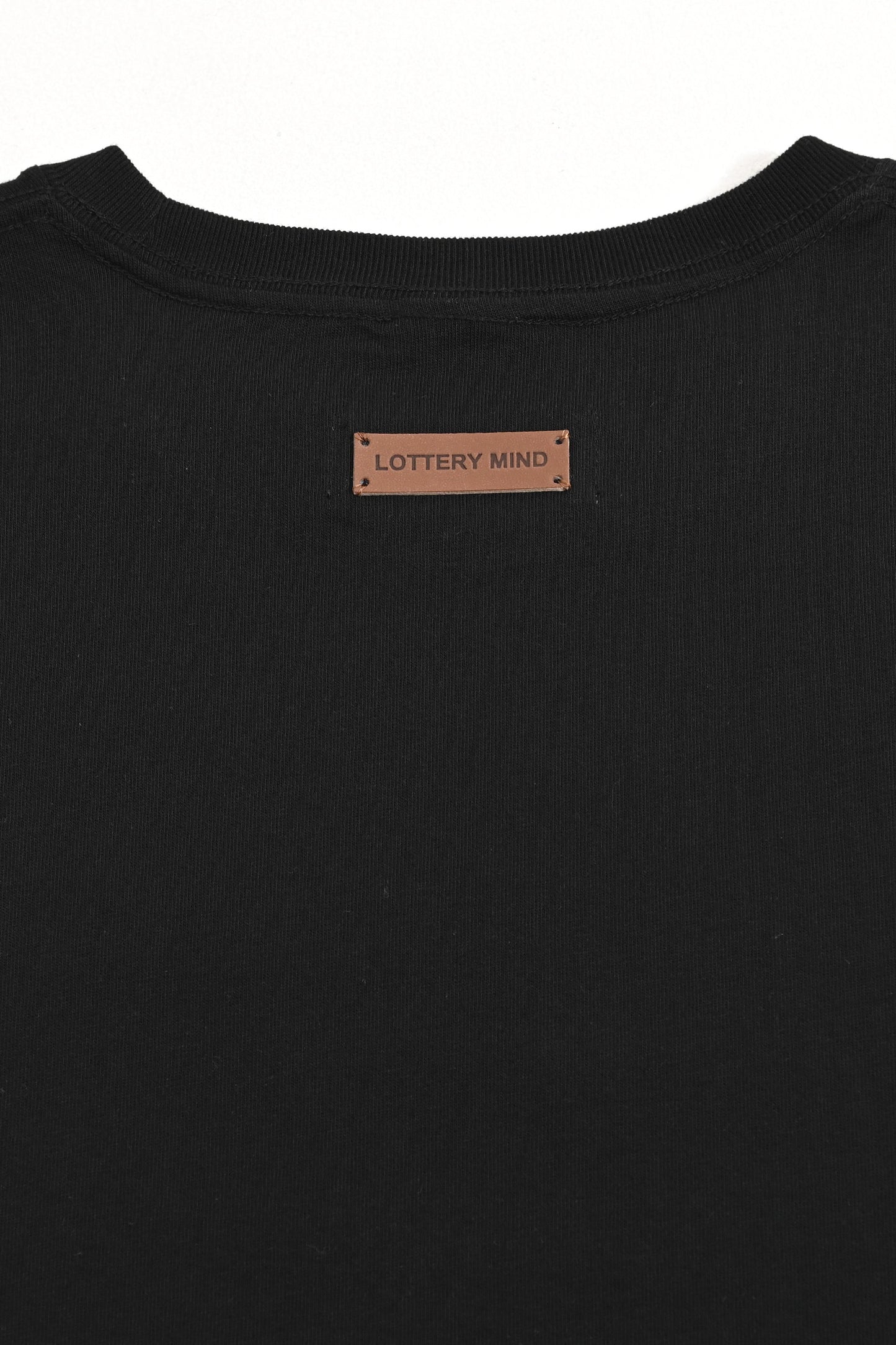 PLUMPED LOGO S/S TEE BLACK