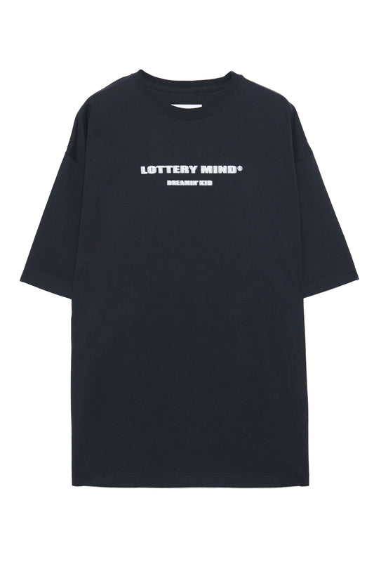 PLUMPED LOGO S/S TEE BLACK