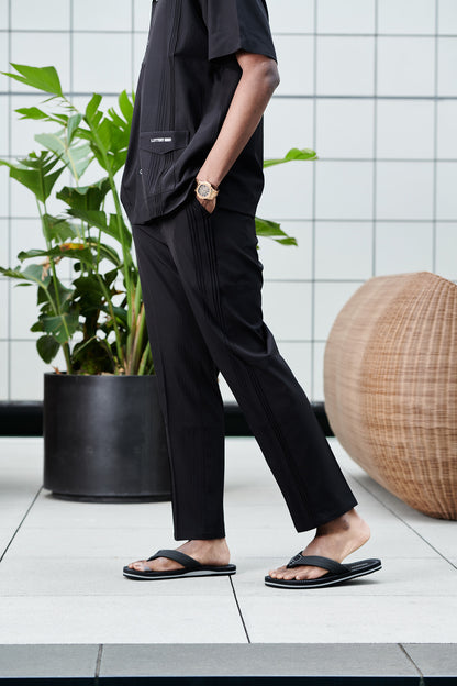 RESORT HOTEL PANTS BLACK