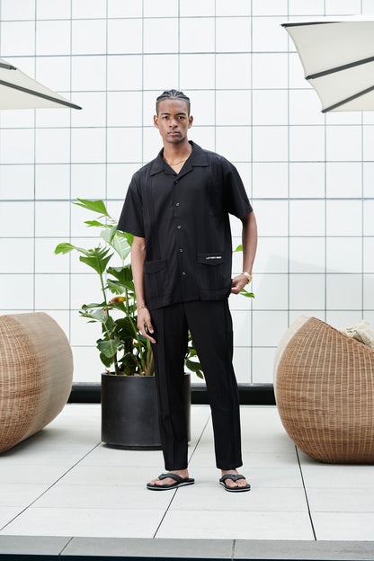 RESORT HOTEL SHIRT BLACK