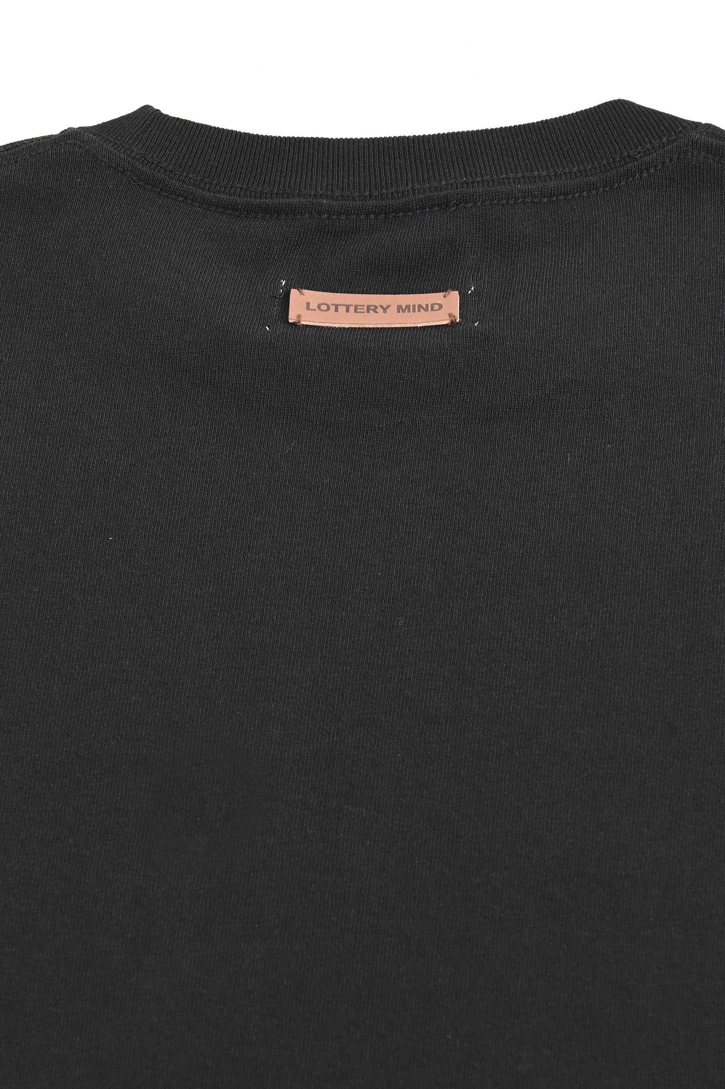 STITCHED LOGO S/S TEE BLACK