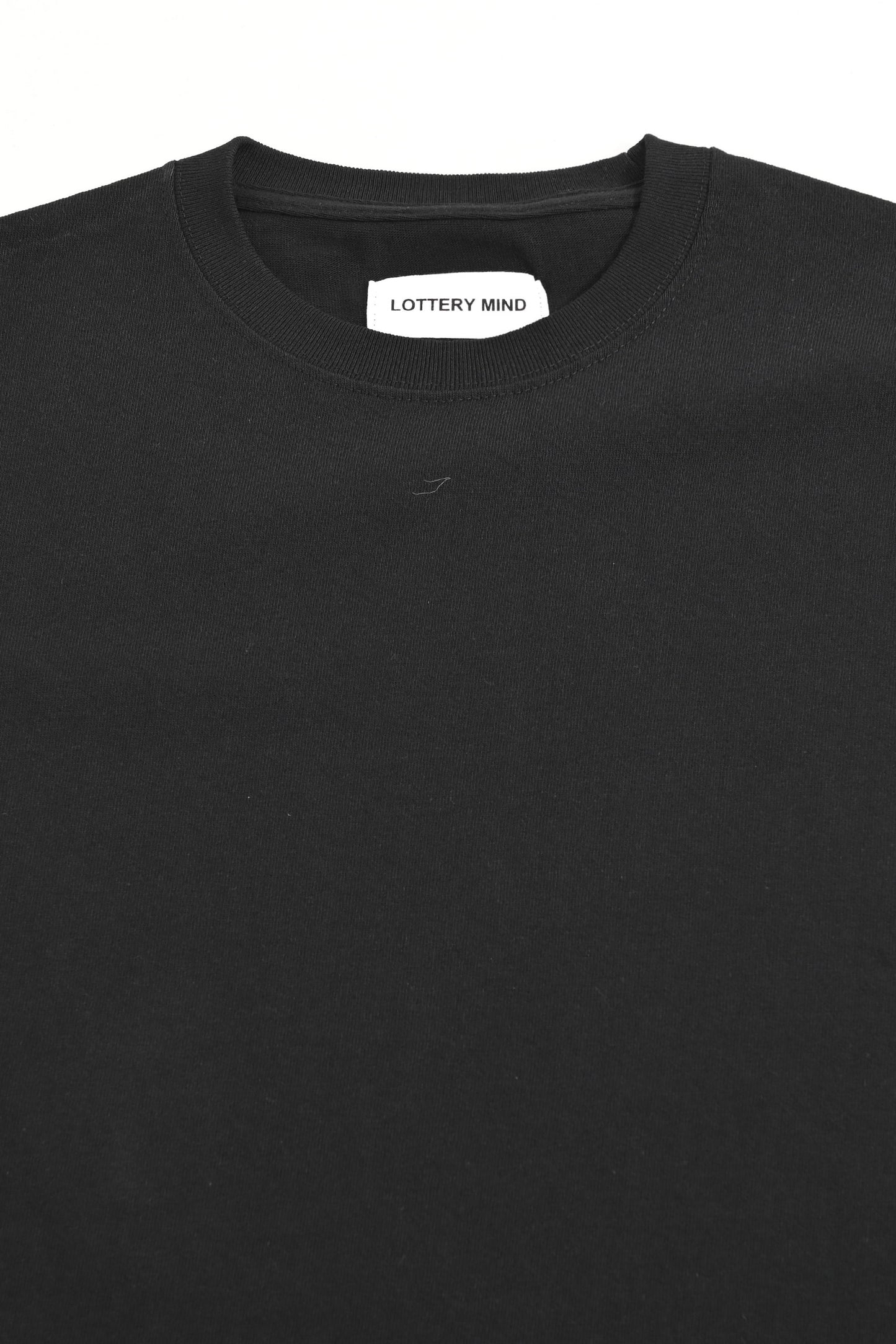 STITCHED LOGO S/S TEE BLACK