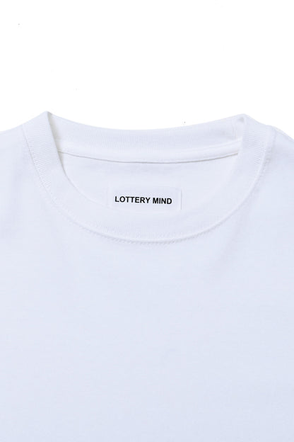 STITCHED LOGO S/S TEE WHITE