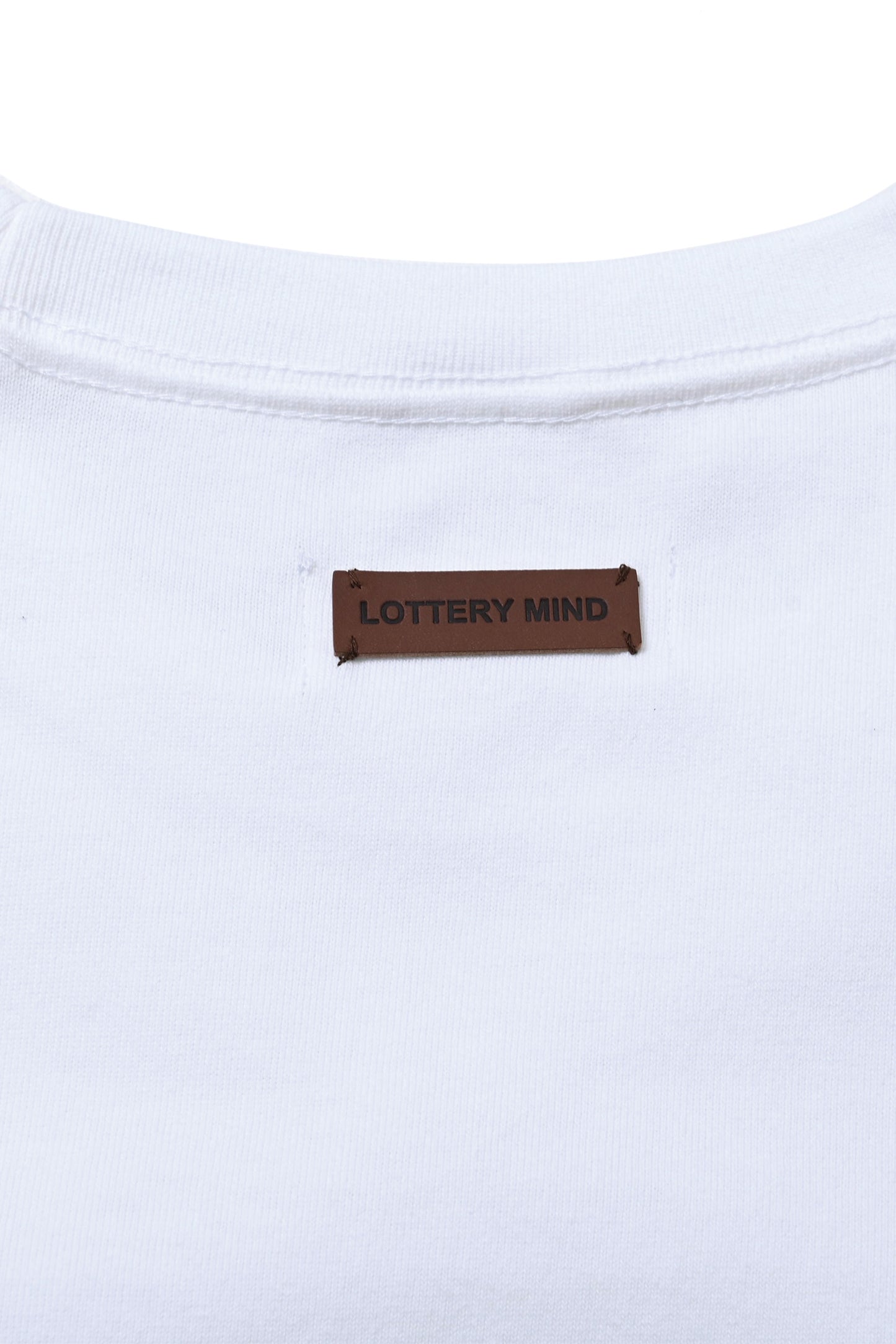 STITCHED LOGO S/S TEE WHITE