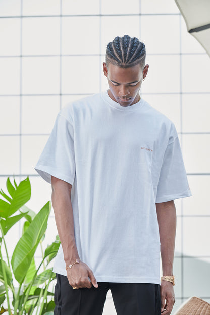 BASIC LOGO S/S TEE WHITE